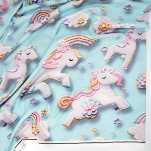 Мерный лоскут полисатин детский 5D 4,7 м