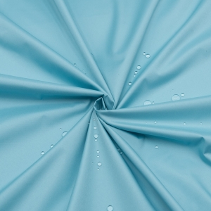 Ткань на отрез дюспо 240Т покрытие Milky 80 г/м2 цвет пудрово-голубой