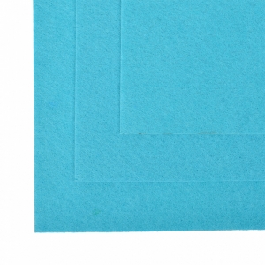 Фетр листовой жесткий IDEAL 1 мм 20х30 см FLT-H1 упаковка 10 листов цвет 615 голубой
