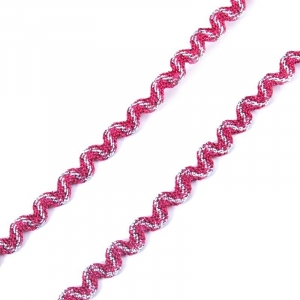 Тесьма плетеная вьюнчик (МЕТАНИТ) С-2914 (3685) г17 уп 20 м ширина 7 мм (5 мм) рис 6422 цвет 016