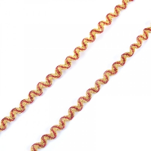 Тесьма плетеная вьюнчик (МЕТАНИТ) С-2914 (3685) г17 уп 20 м ширина 7 мм (5 мм) рис 8991 цвет 086