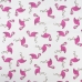 Ткань на отрез поплин 150 см 434/1 Фламинго цвет белый