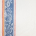 Полулен полотенечный 50 см Жаккард цвет синий
