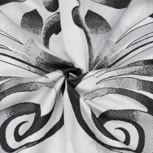 Матрасная ткань на отрез 2703-1 Вензель цвет серый