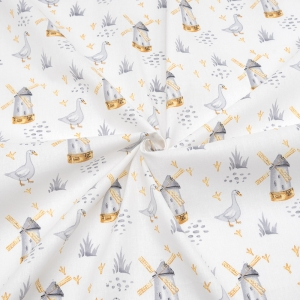 Маломеры поплин 150 см 2352 Гуси 3 м