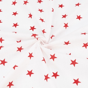 Ткань на отрез бязь плательная 150 см 1700А/20 цвет красный