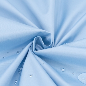 Ткань на отрез дюспо 240Т покрытие WR PU Milky 448 цвет светло-голубой