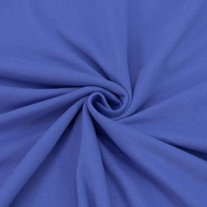 Мерный лоскут кулирка М-2086 цвет голубой 1,4 м