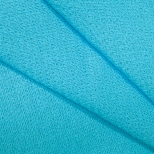 Полотенце вафельное банное 150/75 см цвет голубой