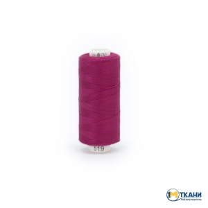 Нитки бытовые Dor Tak 40/2 366м 100% п/э, цв.519 розовый