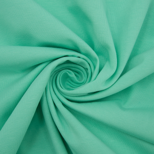 Ткань на отрез кулирка с лайкрой цвет ментол