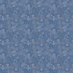 Ткань на отрез сатин набивной 80 см 29004/6 Мохито цвет синий