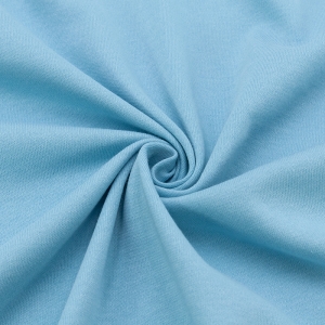 Ткань на отрез интерлок цвет голубой