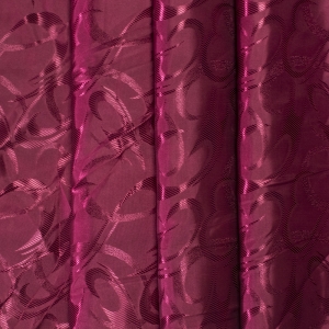 Портьерная ткань 150 см 24 цвет бордовый