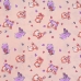 Ткань на отрез бязь ГОСТ детская 150 см 116/4 Мишки цвет розовый