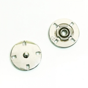 Кнопка металлическая никель КМД-3 №15 уп 10 шт