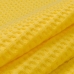 Ткань на отрез вафельное полотно гладкокрашенное 150 см 240 гр/м2 7х7 мм цвет 257 желтый