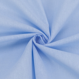 Ткань на отрез бязь гладкокрашеная 120 гр/м2 150 см цвет светло-голубой