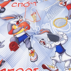 Маломеры поплин 150 см 12579/1 Весёлые старты основа 2,8 м