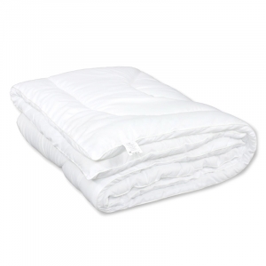 Одеяло Комфорт облегченное с кантом полиэфир чехол белый п/э 150 гр/м2 172/205