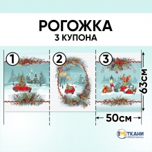 Рогожка 150 см 13245-1 Огонёк отрез 150х63