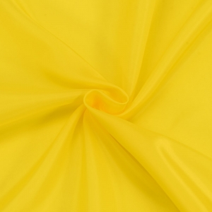 Мерный лоскут таффета 150 см 190Т цвет жёлтый 0643 1,2 м