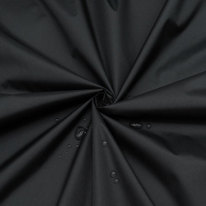 Ткань на отрез дюспо 240Т покрытие Milky 80 г/м2 цвет чёрный
