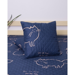 Чехол декоративный для подушки с молнией, ультрастеп 4016 45/45 см