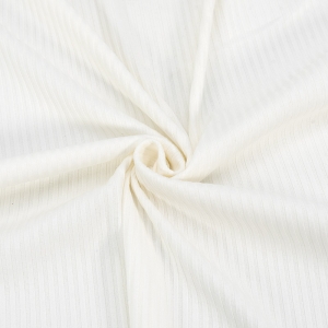 Ткань на отрез трикотаж лапша цвет белый