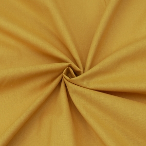 Ткань на отрез полулен 220 см 317 цвет желтый