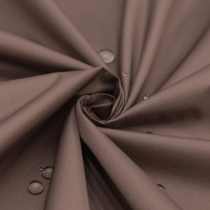 Ткань на отрез дюспо 240Т покрытие WR PU Milky 301 цвет коричневый