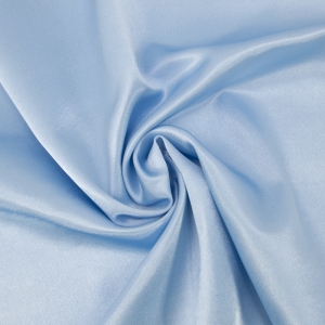 Ткань на отрез креп-сатин 1960 цвет светло-голубой