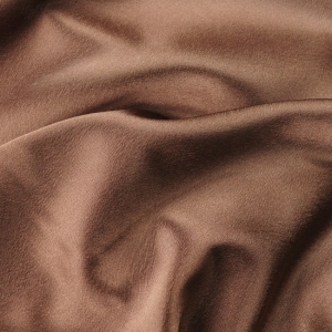 Ткань на отрез креп-сатин 1960 цвет капучино