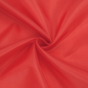 Ткань на отрез таффета 150 см №140 цвет красный