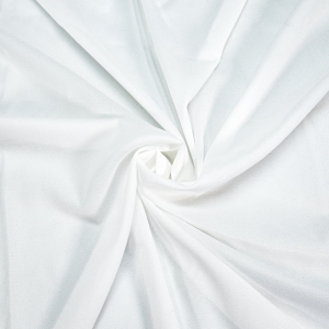 Ткань на отрез дублерин трикотажный стрейч 150 см 50 гр/м2 цвет белый