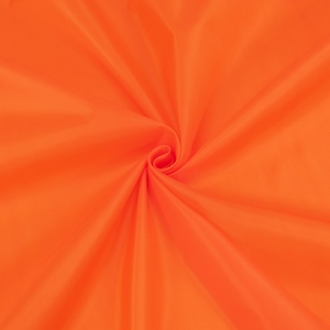 Ткань на отрез таффета 150 см 190Т цвет оранжевый 1362