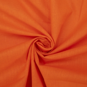 Ткань на отрез бязь ГОСТ Шуя 150 см 12050 цвет ярко-оранжевый
