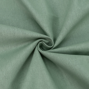 Ткань на отрез полулен 150 см 445 цвет зеленый