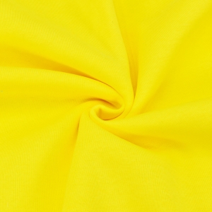Ткань на отрез футер 3-х нитка начес №104 цвет желтый 3
