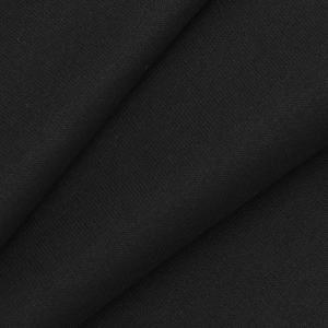 Ткань на отрез рибана с лайкрой М-2127 цвет черный