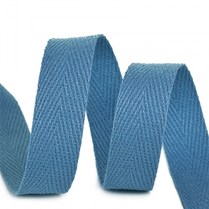 Лента киперная 10 мм хлопок 2.5 гр/см цвет S280 серо-голубой