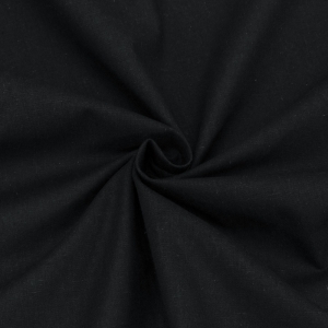 Мерный лоскут поплин гладкокрашеный 220 см 115 гр/м2 цвет черный 4 м