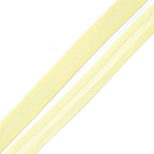 Косая бейка хлопок ширина 15 мм (132 м) цвет 7016 бл-желтый