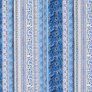 Ткань на отрез полулен 150 см 10284/1 цвет синий