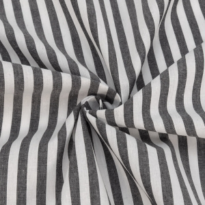 Маломеры рубашечная ткань №6 Полоса цвет серый 1 м