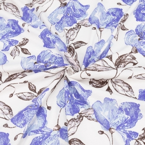 Маломеры кулирка R7150-V5 Цветочная тайна цвет белый 4 м