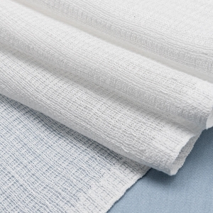 Ткань на отрез вафельное полотно отбеленное 45см 115 гр/м2 8030