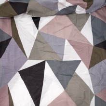 Маломеры полисатин 220 см 1702-21 Калейдоскоп цвет бежевый 3 м