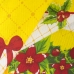 Вафельное полотно набивное 150 см 454/3 Новогодний цвет жёлтый