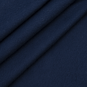 Ткань на отрез флис цвет Темно-синий 3921 (двусторонний)